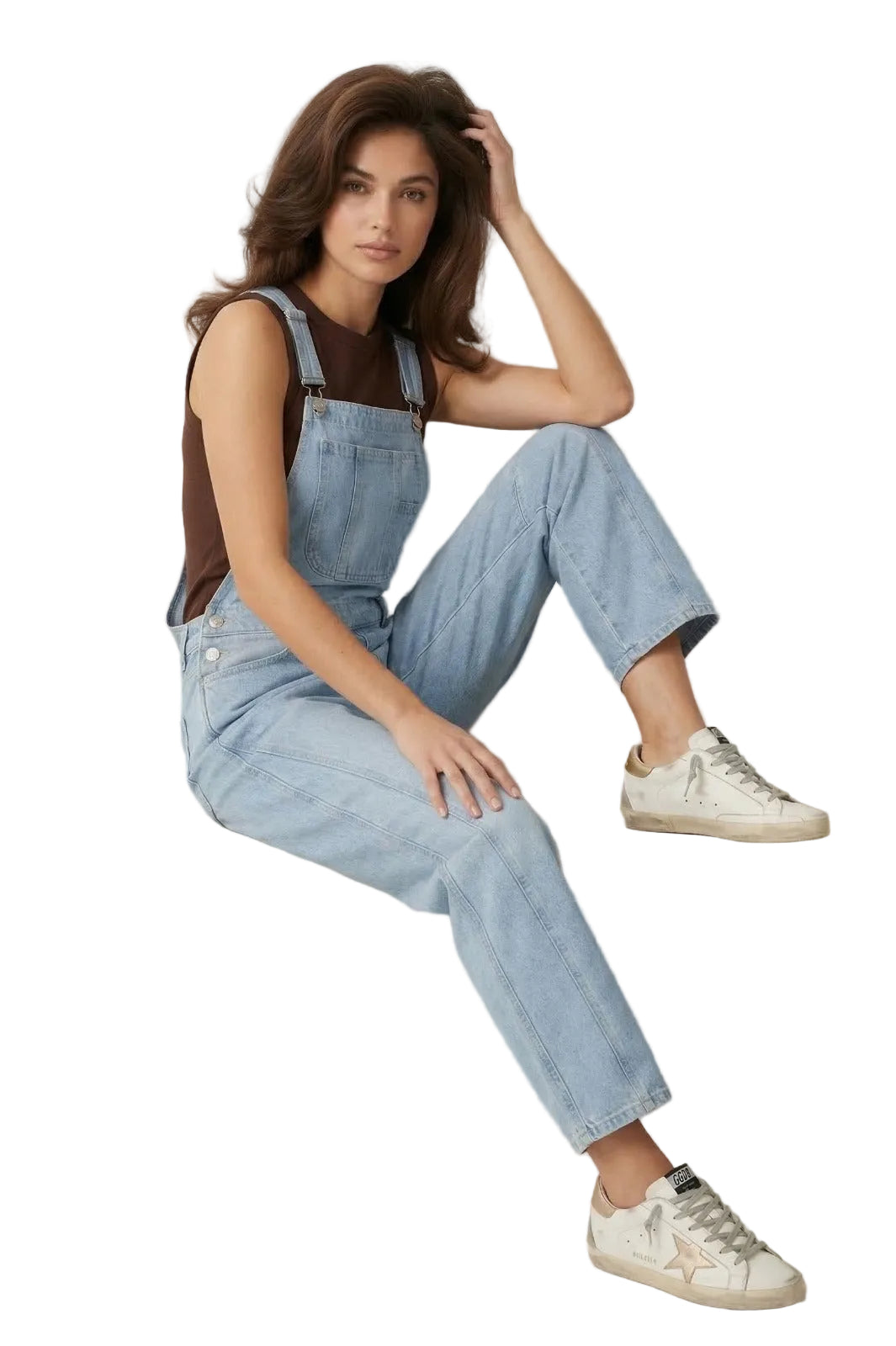 Overol Clásico Mujer En Jean Light wash 3398