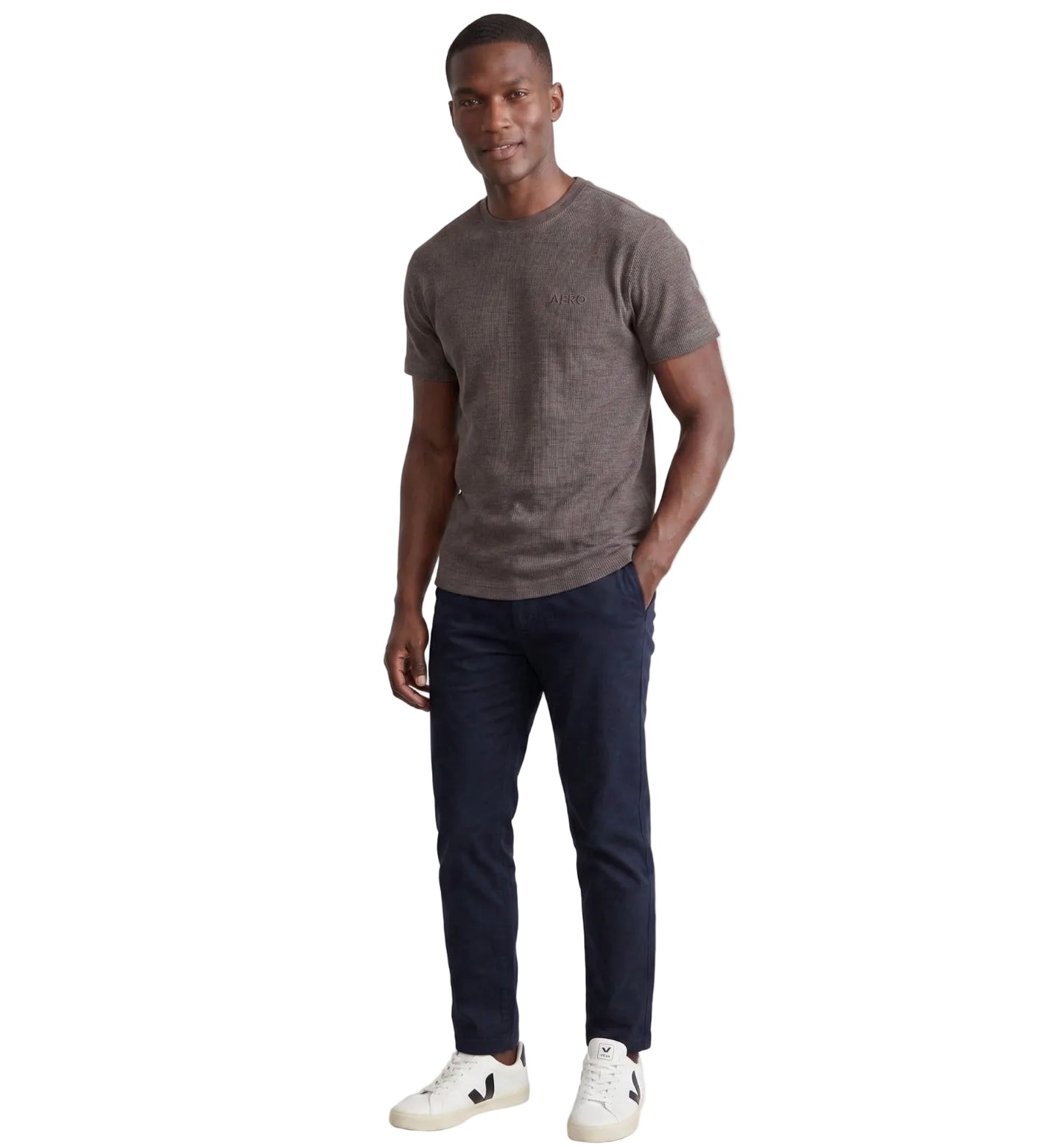 Camiseta Oversize Para Hombre BC Ss Knits Hot Chocolate 2205
