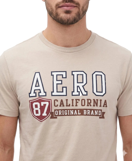 Camiseta Para Hombre Aero Level 2 Graphic Tees Egret 6083