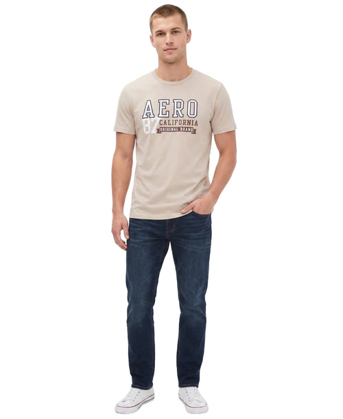 Camiseta Para Hombre Aero Level 2 Graphic Tees Egret 6083