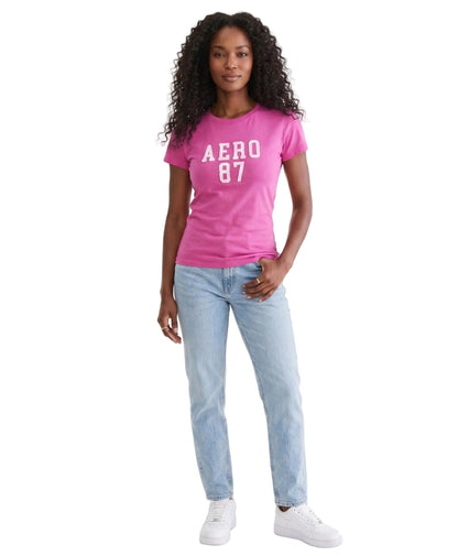 Camiseta Para Mujer Aero Graphic Level 2 Azalea Pink 7195
