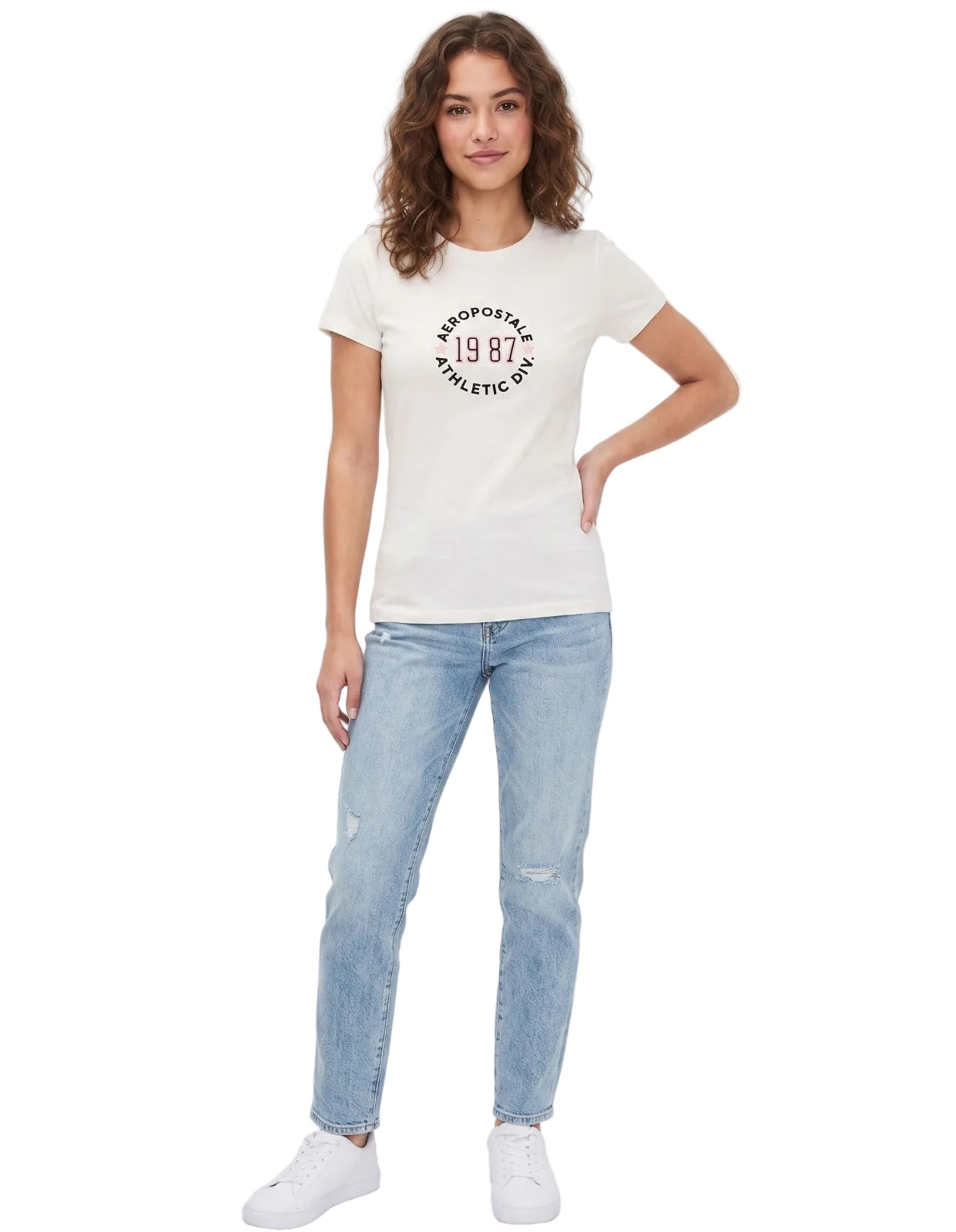Camiseta Para Mujer Aero Graphic Level 1 Birch 7244