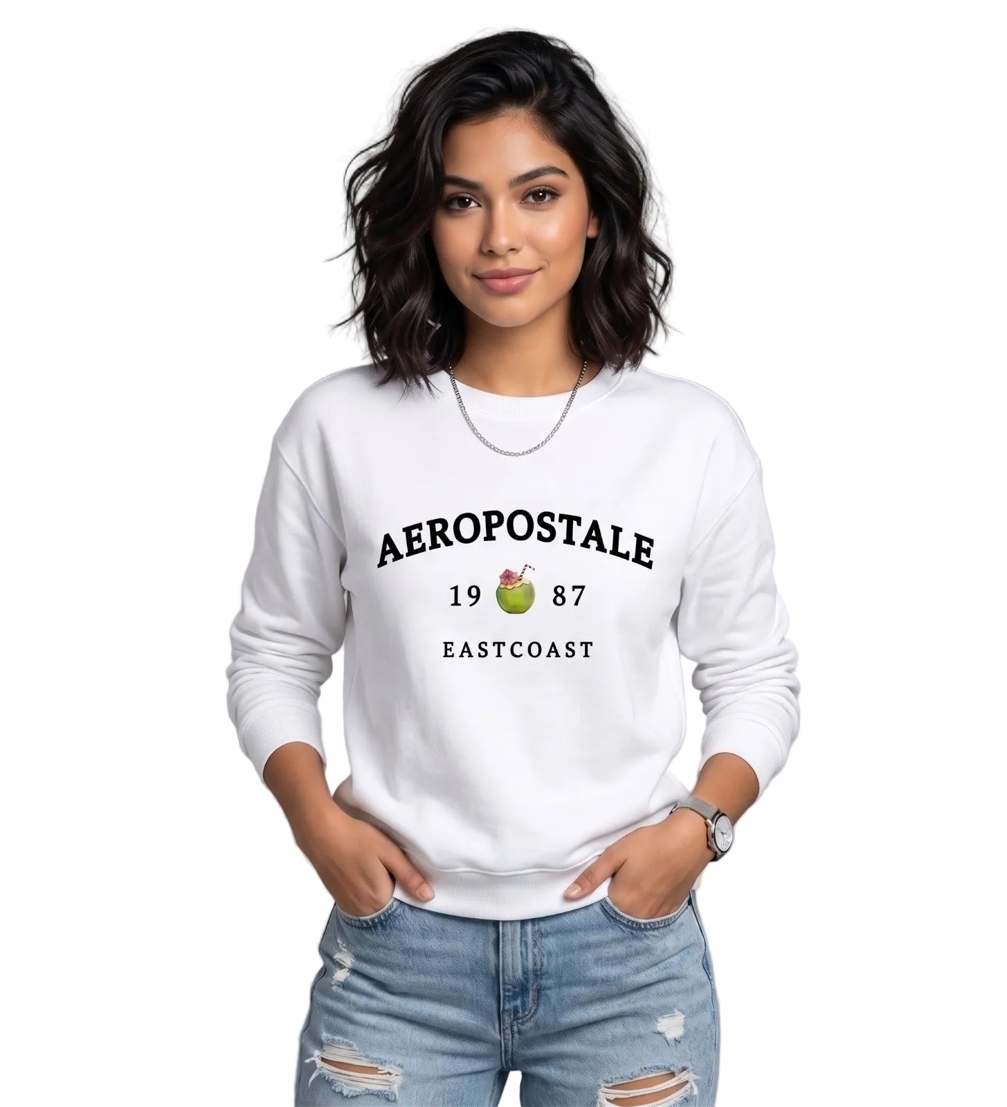 Buzo Para Mujer Aero Girls Fleece Crew Birch 2293