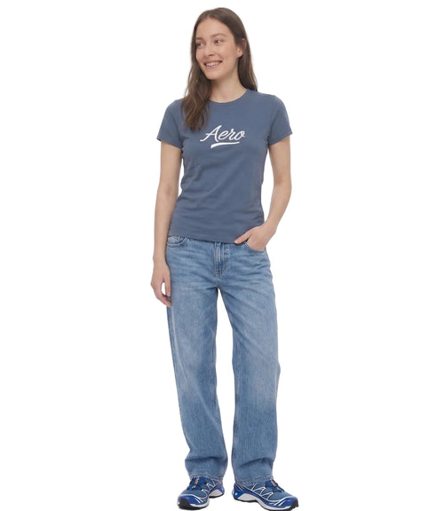 Camiseta Para Mujer Aero Graphic Level 2 Celestial 6940
