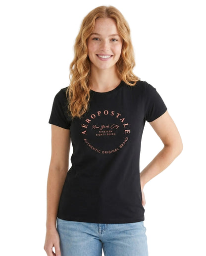 Camiseta Para Mujer Aero Graphic Level 2 Black 6945