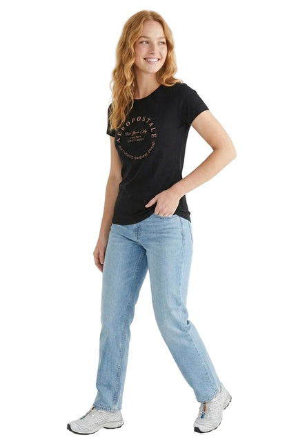 Camiseta Para Mujer Aero Graphic Level 2 Black 6945