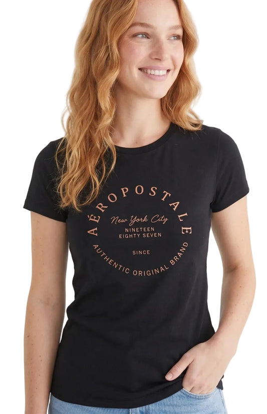 Camiseta Para Mujer Aero Graphic Level 2 Black 6945