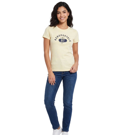 Camiseta Para Mujer Aero Graphic Level 1 Tender Yellow 6511