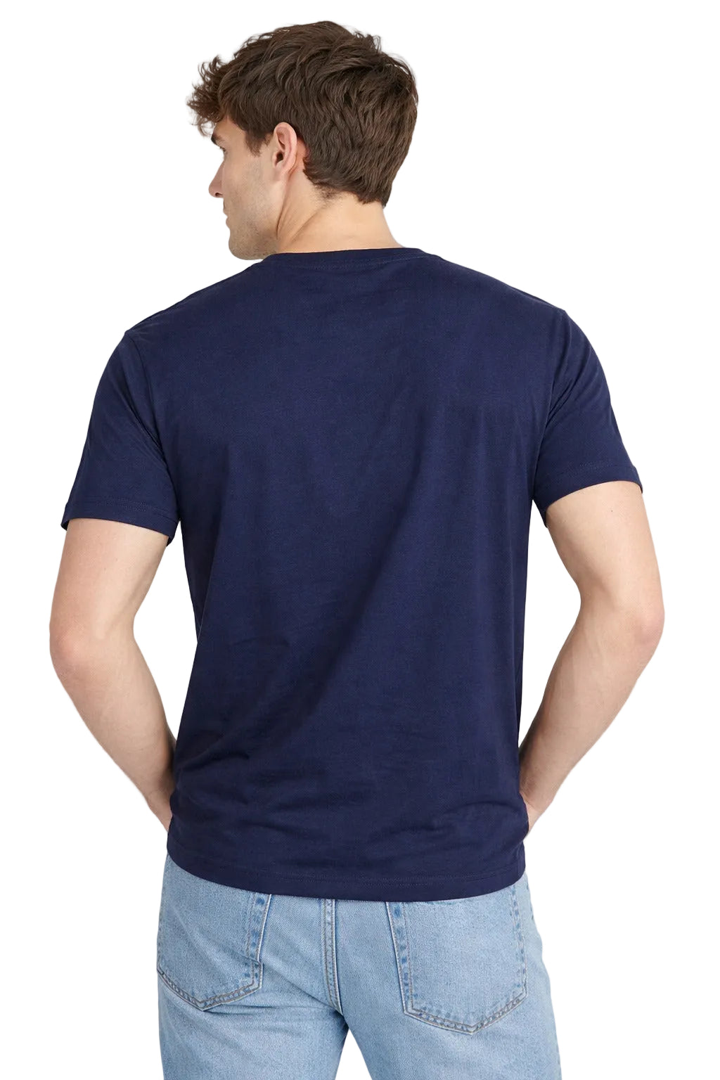 Camiseta Basica Azul Oscuro Para Hombre Aeropostale Guys Ss Tees 4240