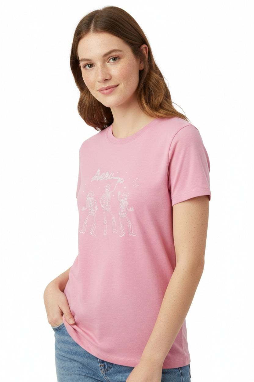 Camiseta Para Mujer Aero Graphic Level 1 Azalea Pink  7163