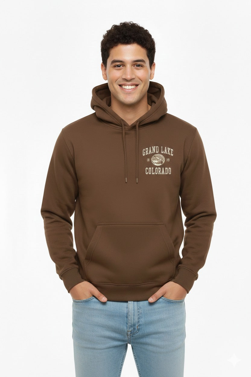 Buzo Para Hombre Aeropostale Color Cafe Guys Popover Hoodies 6071