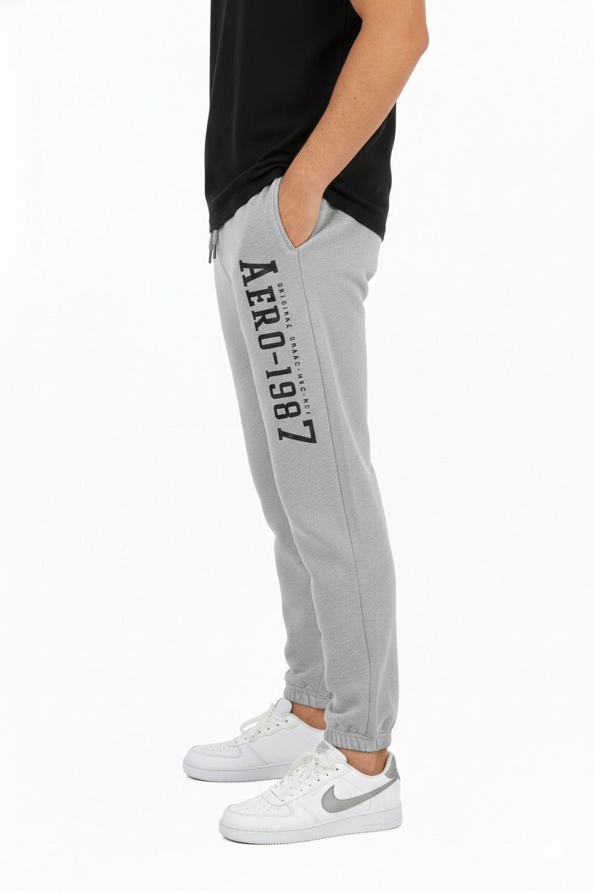 Sudadera Para Hombre Aero Guys Fleece Pants Light Heather Grey  6045