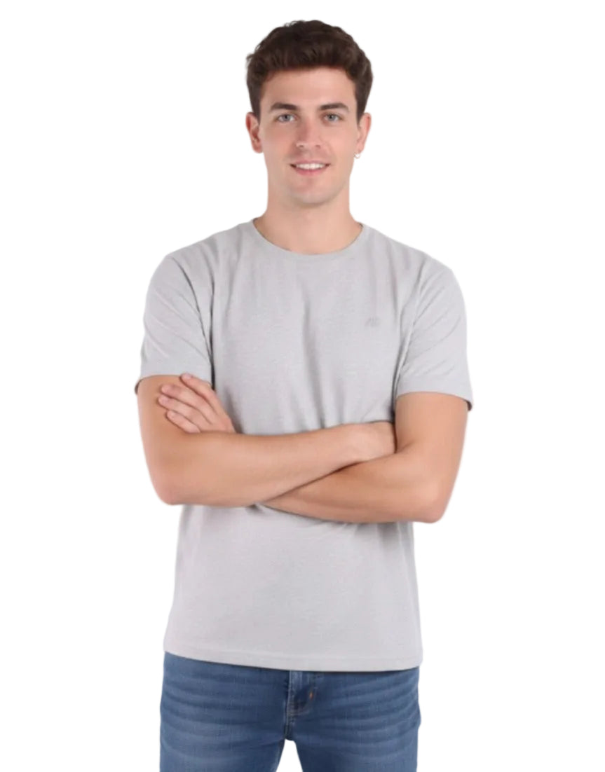 Camiseta Basica Gris Para Hombre Aeropostale Guys Ss Tees 4240