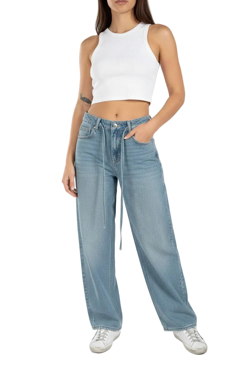 Jean para Mujer Aeropostale Girls Baggy Medium Wash 4089