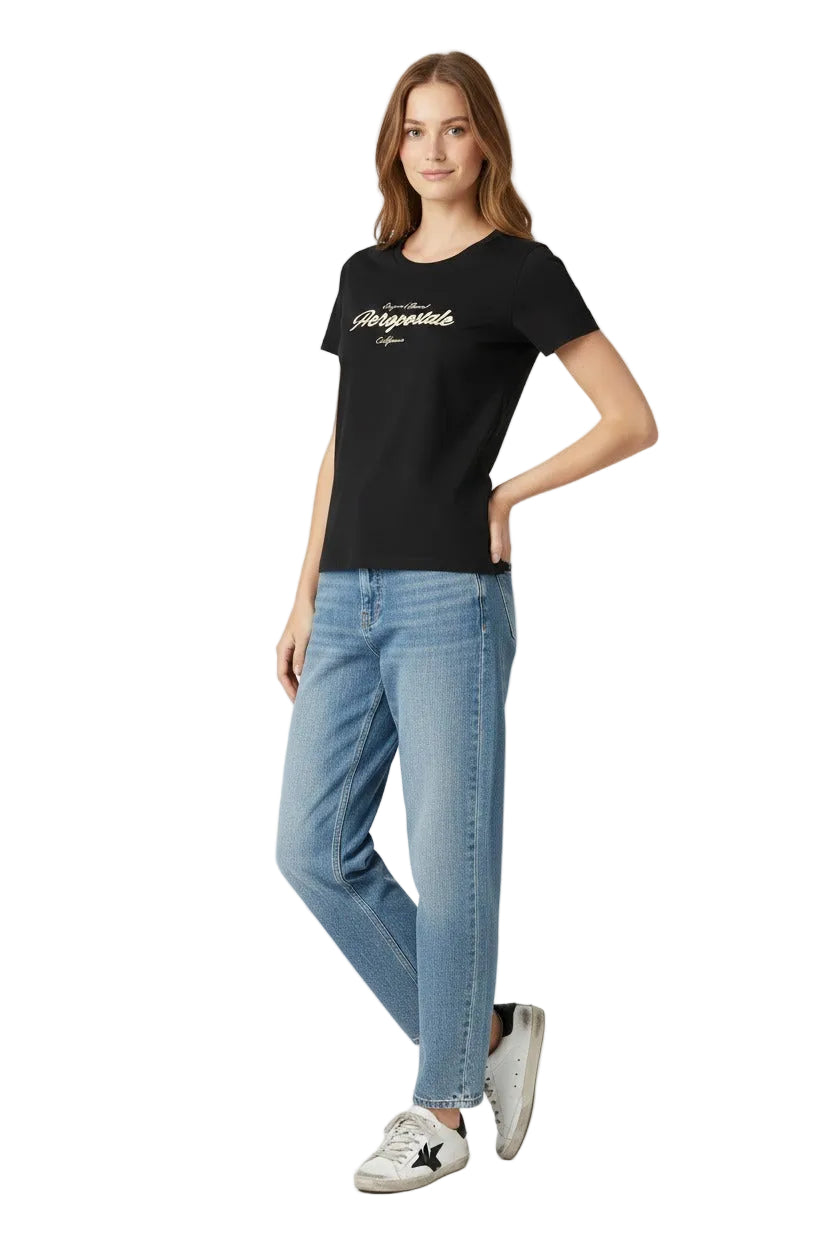 Camiseta Para Mujer Aero Graphic Level 2 Dark Black 7139