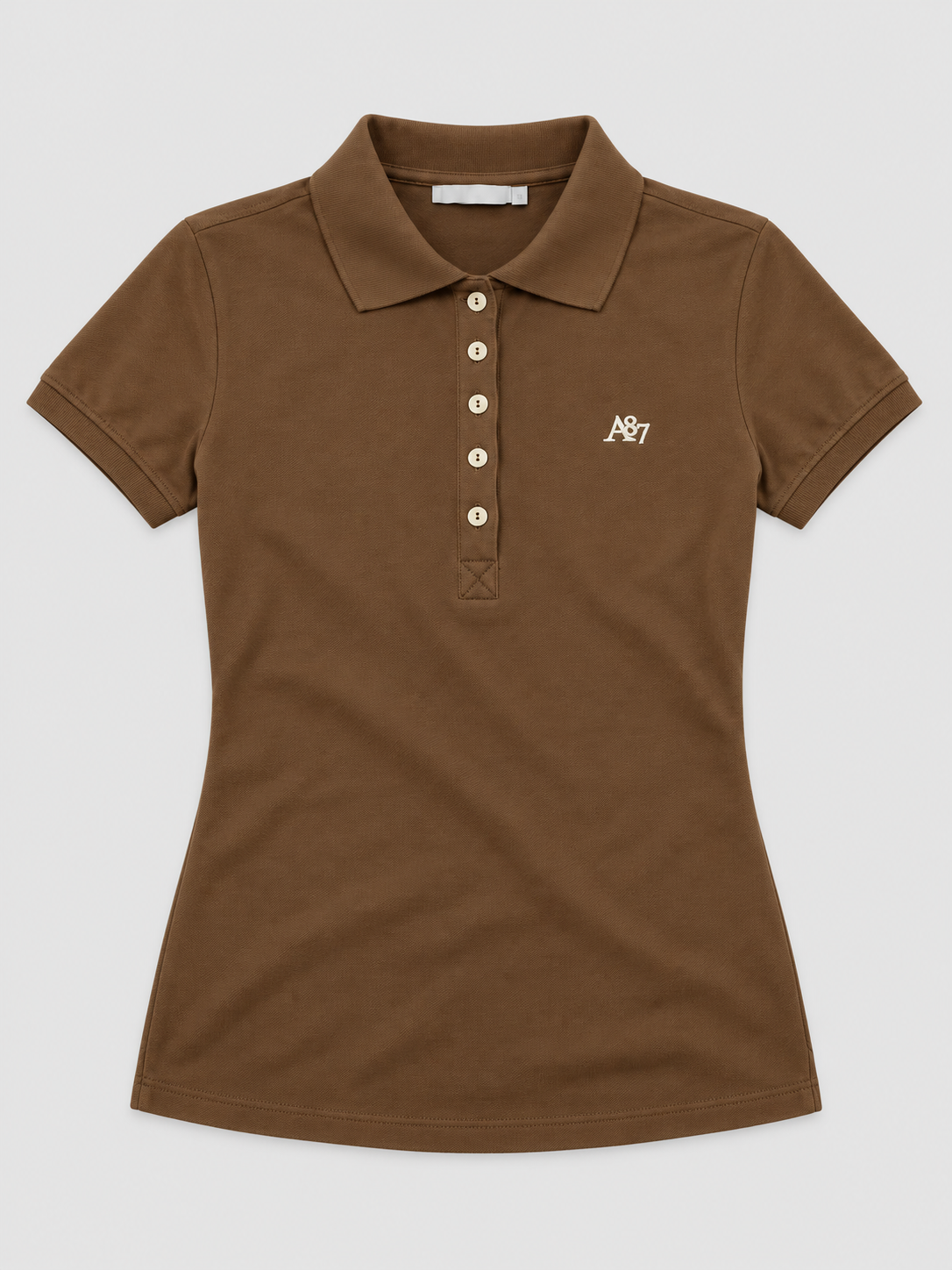 Camiseta Polo Para Mujer Aero Solid Polo Chocolate