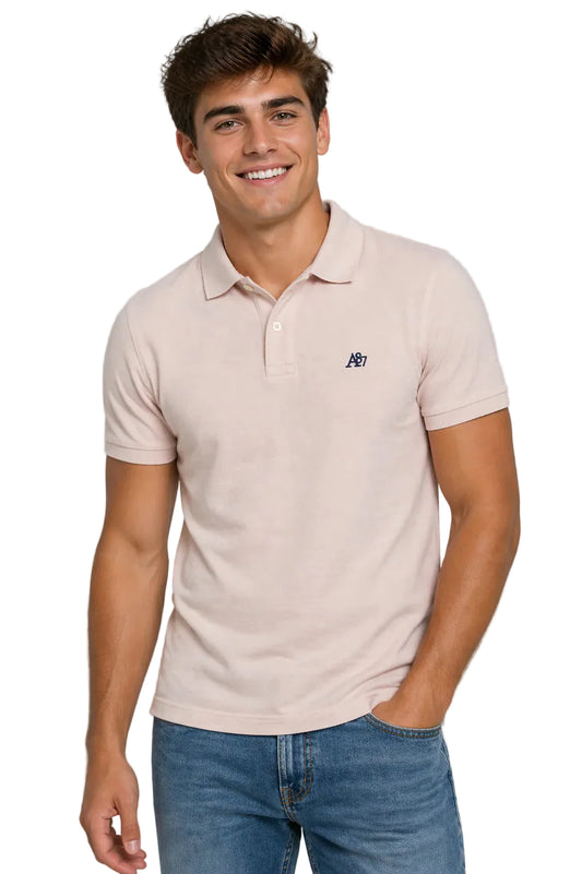 Polo Rosada Para Hombre Aeropostale Guys Ss Solid Polo Primrose Pink  7907