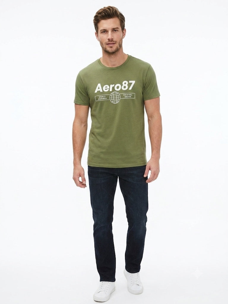 Camiseta Para Hombre Aero Level 2 Graphic Tees Duffel Bag 8805