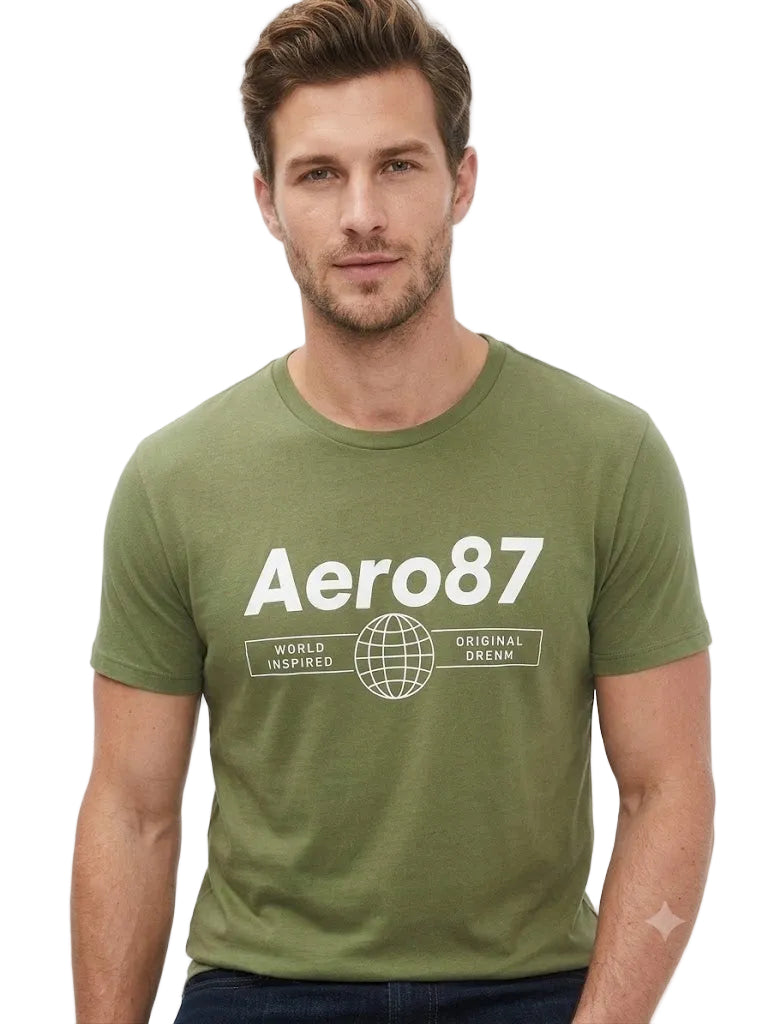 Camiseta Para Hombre Aero Level 2 Graphic Tees Duffel Bag 8805