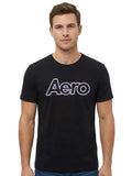Camiseta Para Hombre Aero Level 2 Graphic Tees Dark Black 5609
