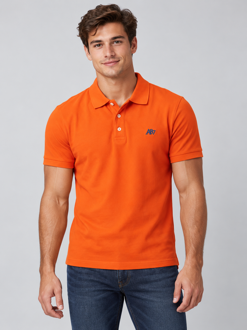 Camiseta Polo Para Hombre Aero Guys SS Solid Polo Empire Gold
