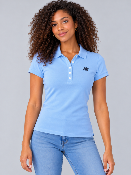 Camiseta Polo Para Mujer Aero Solid Polo Kentucky Blue
