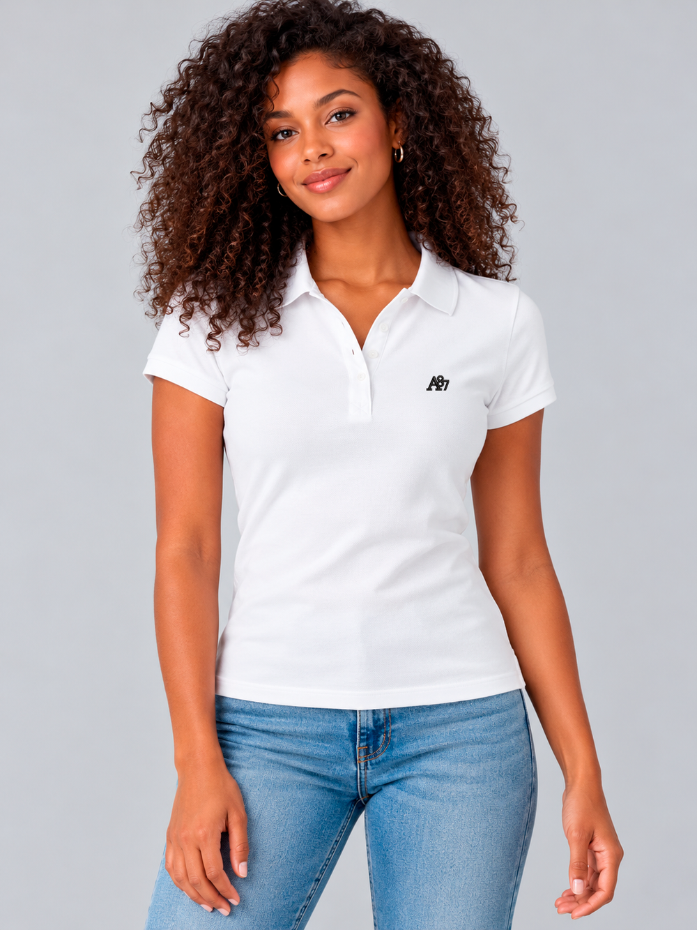 Camiseta Polo Para Mujer Aero Solid Polo Bleach