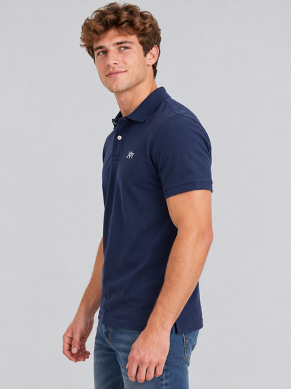 Camiseta Polo Para Hombre Aero Guys SS Solid Polo Varsity Blue
