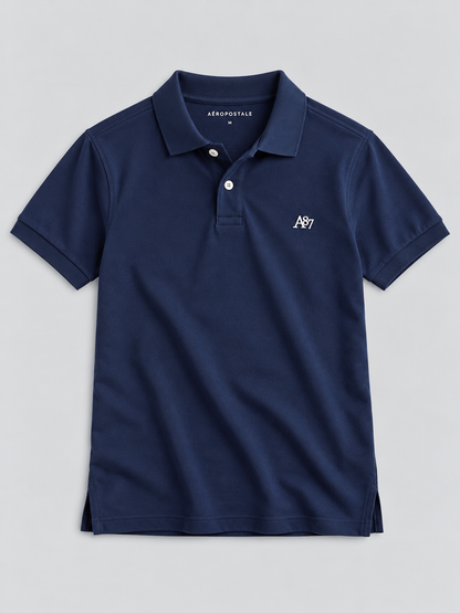 Camiseta Polo Para Hombre Aero Guys SS Solid Polo Varsity Blue