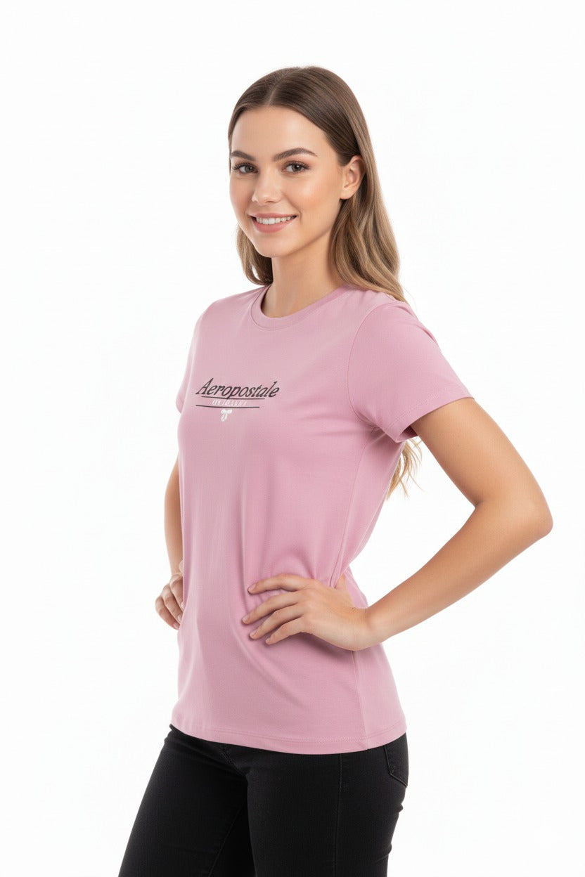 Camiseta Para Mujer Aero Graphic Level 2 Flamingo Pink  7152
