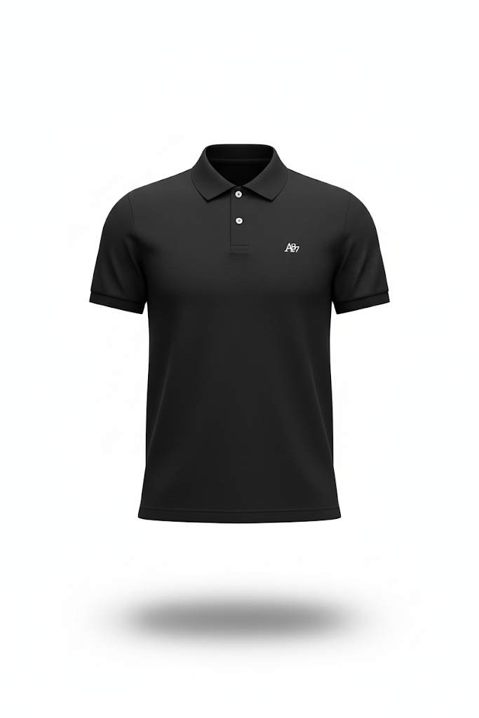 Camiseta Polo Para Hombre Aero Guys Ss Solid Polo Dark Black
