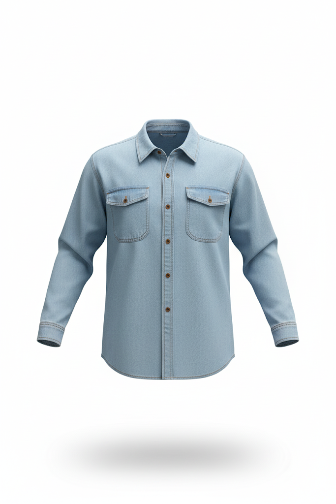 Camisa Azul Claro Para Hombre Aeropostale  Guys Ls Woven Shirts Light Wash 9008