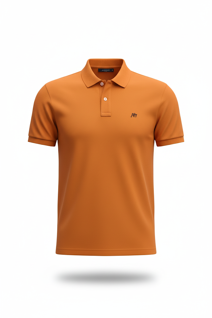 Camiseta Polo Para Hombre Ss Solid Polo Apricot Buff