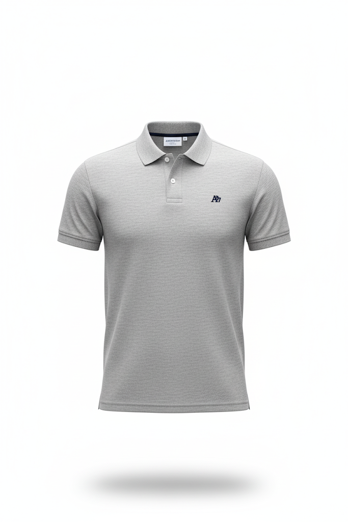 Polo Para Hombre Aero Guys Ss Solid Polo Lhg Black Logo 4777 New