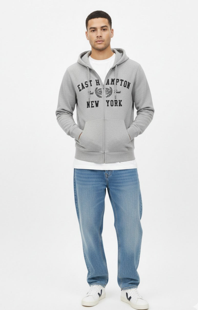 Buzo Para Hombre Aeropostale Color Gris Guys Full Zip Hoodies 6069