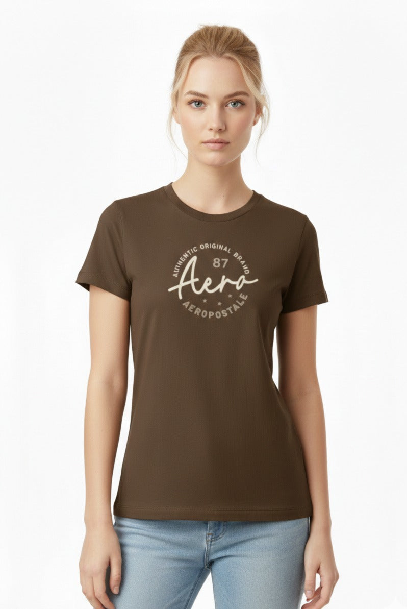 Camiseta Para Mujer Aero Graphic Level 1 Hot Chocolate 7005