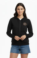 Buzo Para Mujer Aero Girls Fleec Pop Over Dark Black 3808