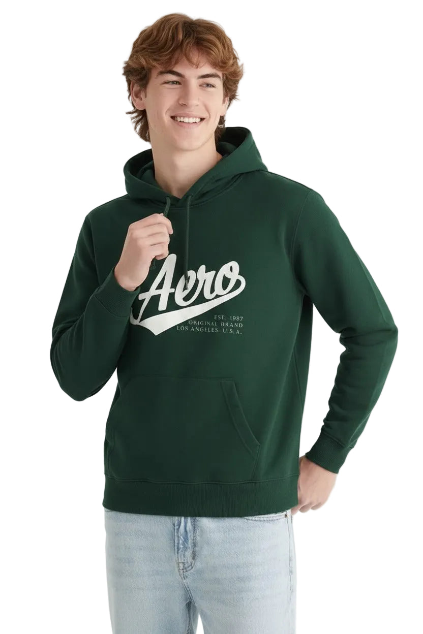 Buzo Para Hombre Aeropostale Green Gables Guys Popover Hoodies 6092