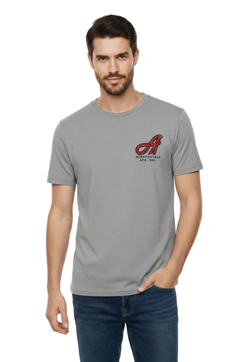 Camiseta Gris Para Hombre Aero Level 2 Graphic Tees