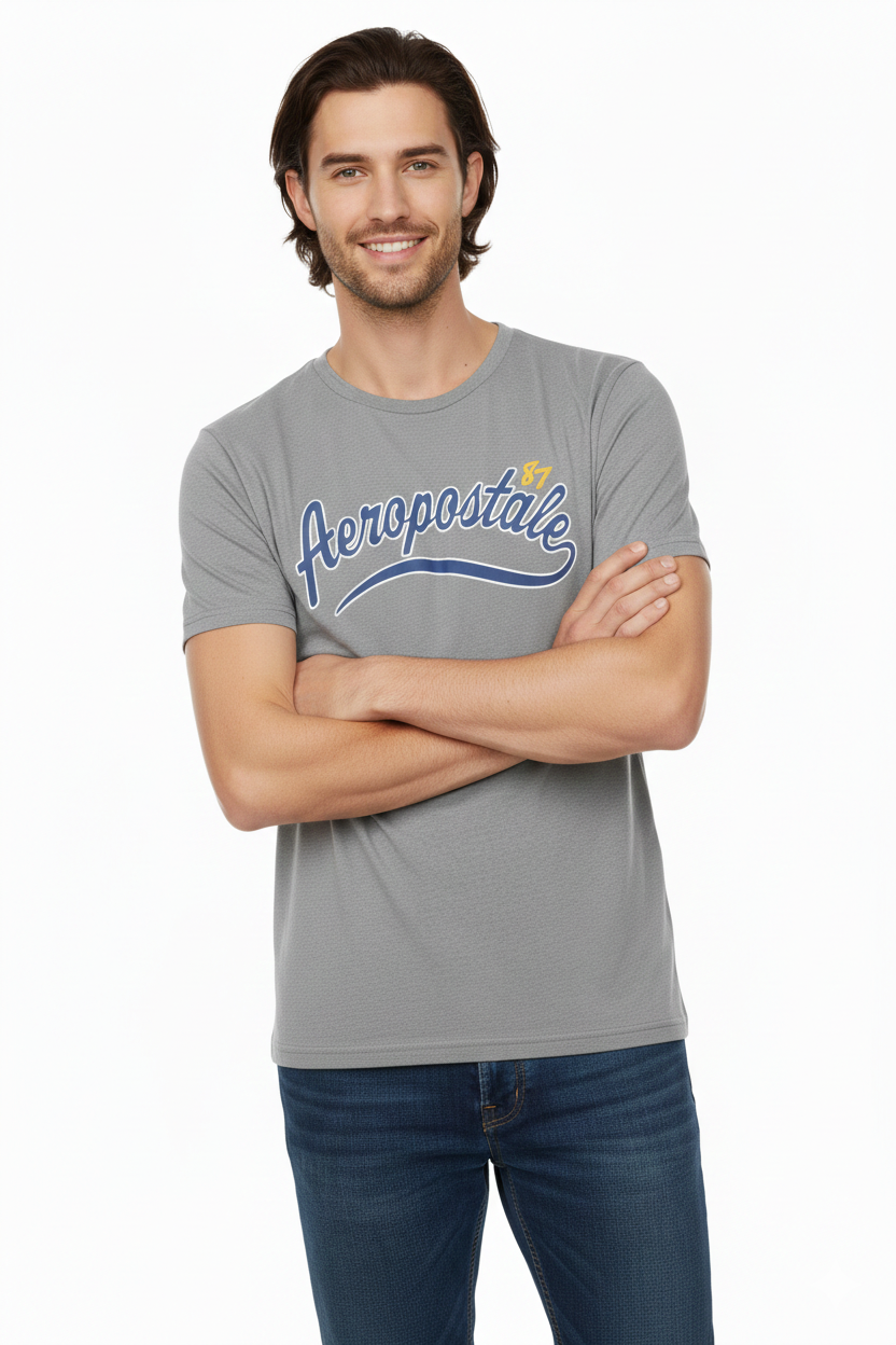 Camiseta Para Hombre Aero Level 1 Graphic Tees Celestial 6180